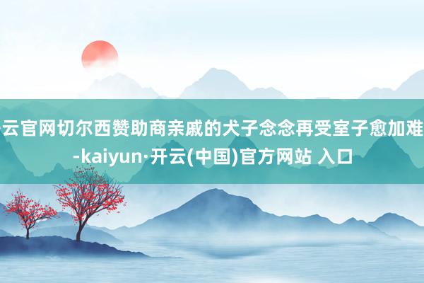 开云官网切尔西赞助商亲戚的犬子念念再受室子愈加难了-kaiyun·开云(中国)官方网站 入口